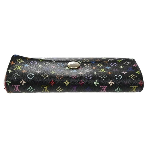 LOUIS VUITTON Portefeuille Sarah Long Wallet Monogram Multi Black M60005 60EG030 - Picture 5 of 15